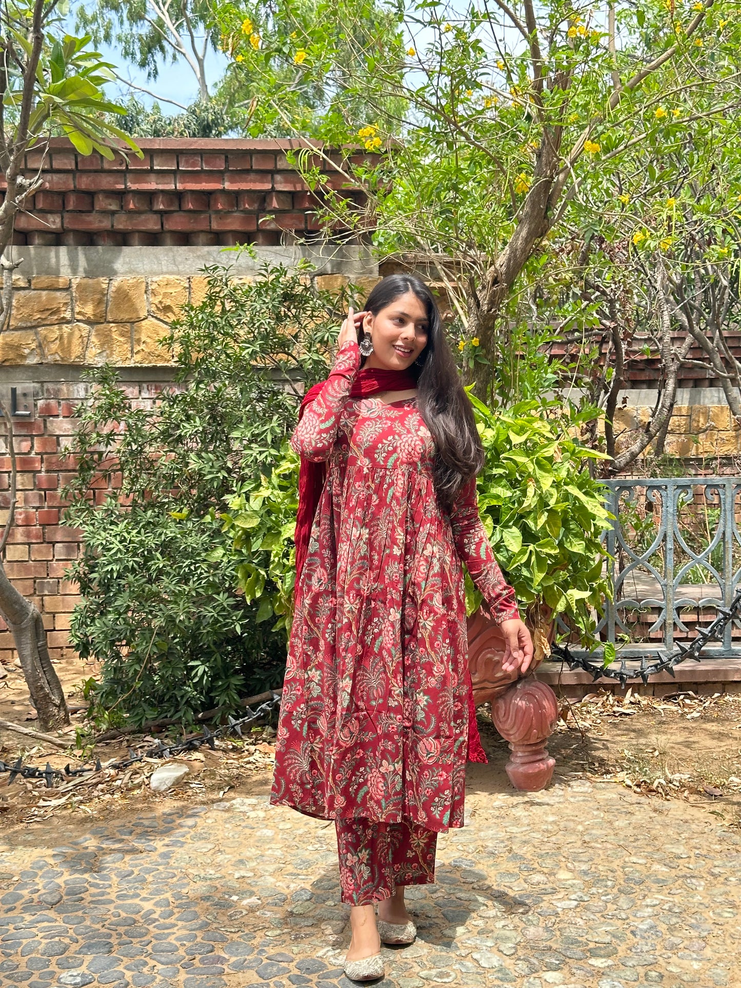 Joyfull Red suit set