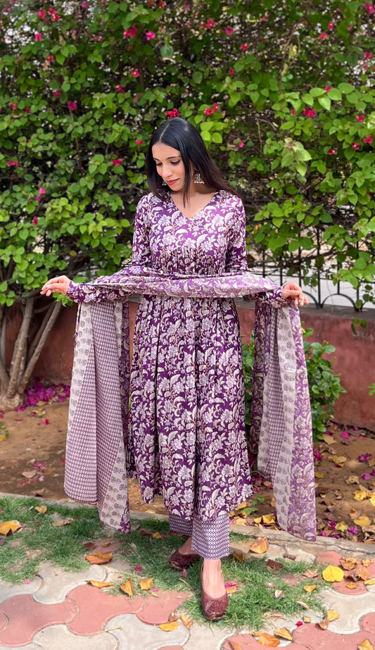 Mauve Purple suit set