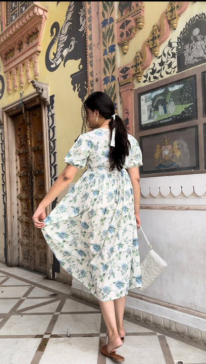 WHITE FLORAL DREAMY DRESS