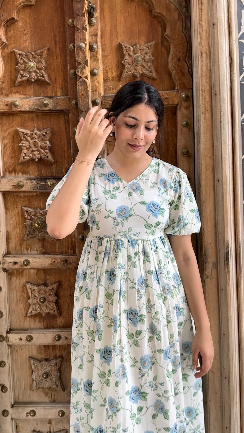 WHITE FLORAL DREAMY DRESS